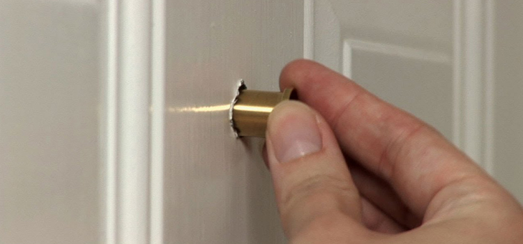 peephole door repair in Fairfax